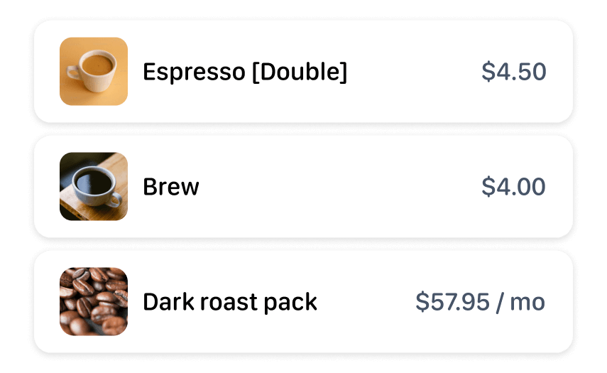 Products & Subscriptions